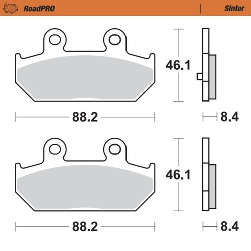 Moto-Master Suzuki Sintered Rear Brake Pads
