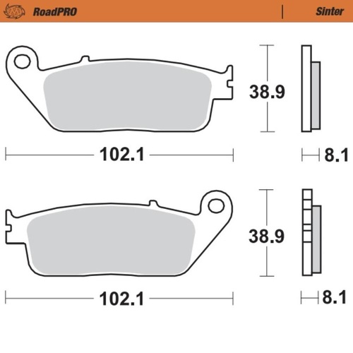 Moto-Master BMW Sintered Rear Brake Pads