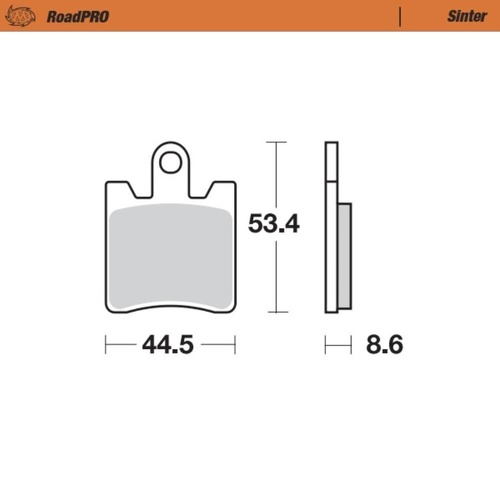 Moto-Master Kawasaki Sintered Left Front Brake Pads