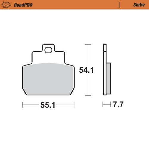 Moto-Master Piaggio Sintered Rear Brake Pads