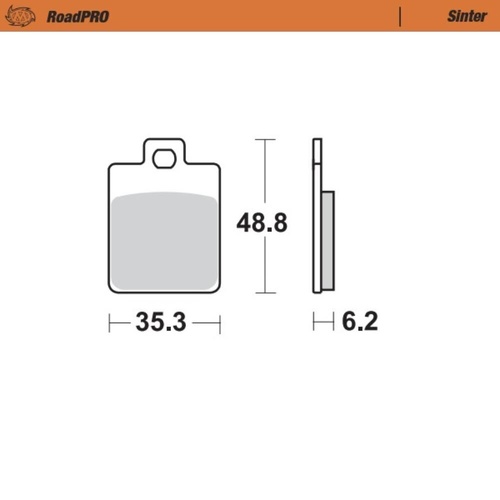Moto-Master Peugeot Sintered Rear Brake Pads