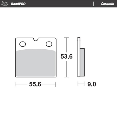 Moto-Master Benelli Ceramic Left Front Brake Pads