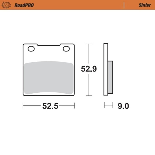 Moto-Master Hyosung Sintered Rear Brake Pads