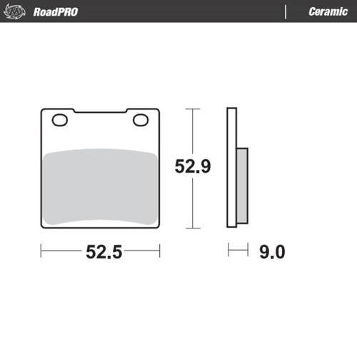 Moto-Master Hyosung Ceramic Rear Brake Pads