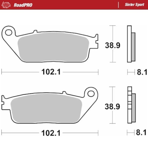 Moto-Master Buell Sinter Sport Front Brake Pads