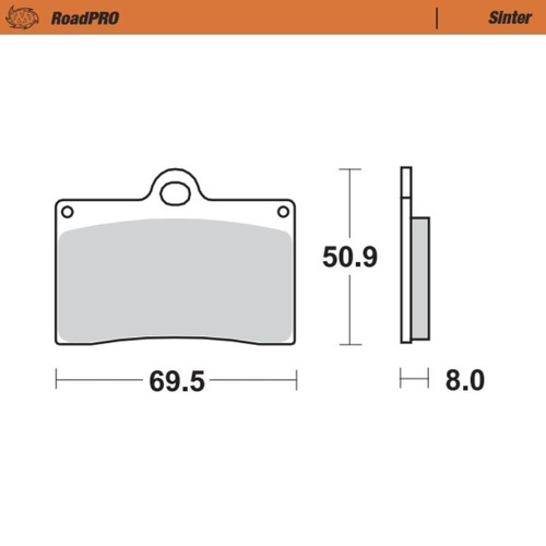 Moto-Master Gas Gas Sintered Left Front Brake Pads