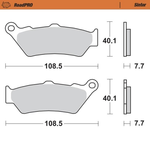 Moto-Master CF Moto Sintered Left Front Brake Pads