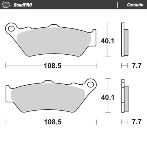 Moto-Master CF Moto Ceramic Left Front Brake Pads