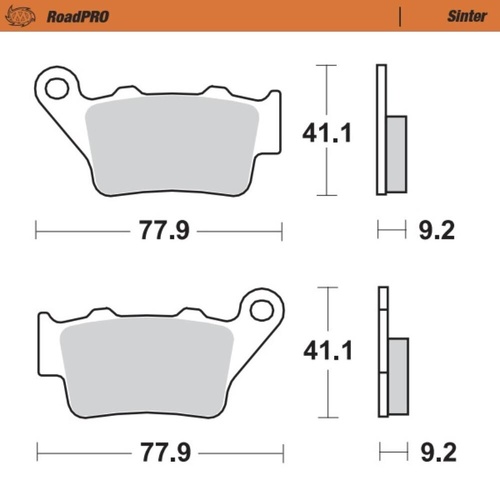 Moto-Master CCM Sintered Rear Brake Pads