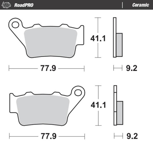 Moto-Master Aprilia Ceramic Parking Brake Pad