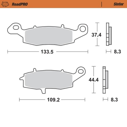 Moto-Master Suzuki Sintered Right Front Brake Pads