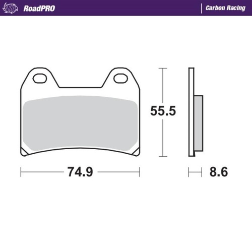 Moto-Master Husqvarna Carbon Racing Front Brake Pads