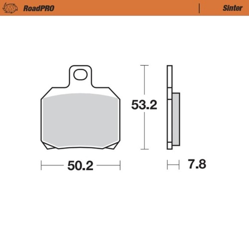 Moto-Master MV Agusta Sintered Rear Brake Pads