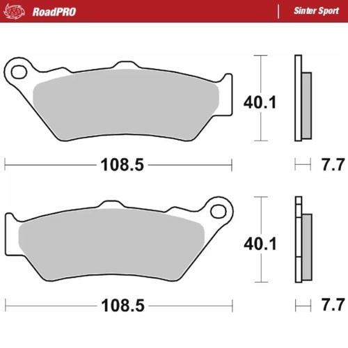 Moto-Master Indian Sinter Sport Front Brake Pads
