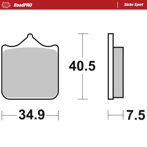 Moto-Master TM Sinter Sport Front Brake Pads