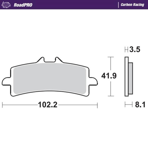 Moto-Master TM Carbon Racing Front Brake Pads
