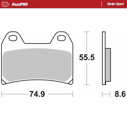 Moto-Master Fantic Sinter Sport Front Brake Pads