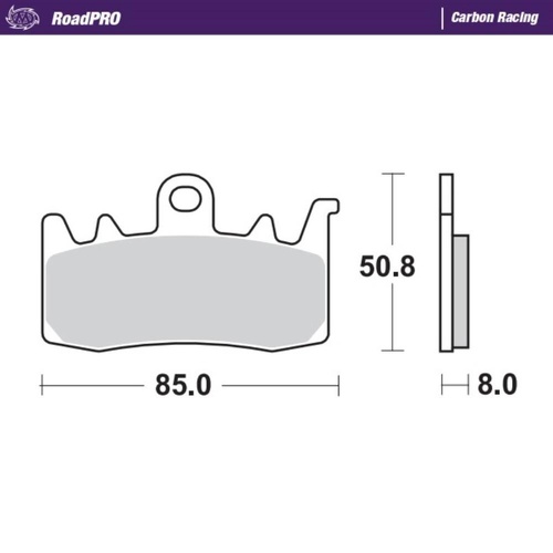 Moto-Master Gas Gas Carbon Racing Front Brake Pads