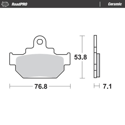 Moto-Master Maico Ceramic Left Front Brake Pads