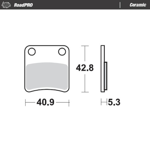 Moto-Master BMW Ceramic Parking Brake Pad