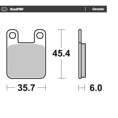 Moto-Master Beta Ceramic Left Front Brake Pads