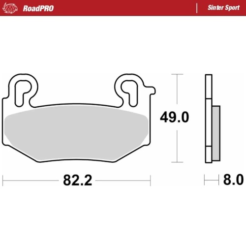 Moto-Master BMW Sinter Sport Right Front Brake Pads
