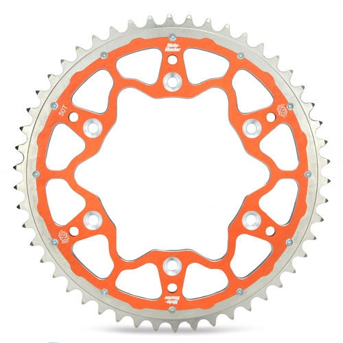 Moto-Master KTM 690 Enduro R (ABS) 2014-On (48T) Orange Fusion Dual Ring Rear Sprocket