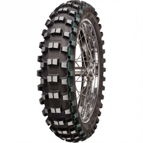 TERRA FORCE MX S-M SUPER LIGHT | 100/90-19 57M DOT MOTOCROSS GREEN STRIPE