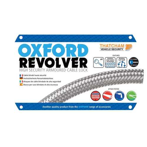 Oxford Revolver Armoured Cable Lock