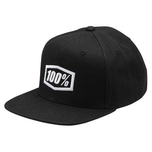 100% Corpo Snapback - Black/White