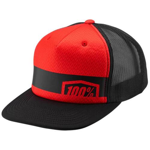 100% Quest Red Youth Snapback