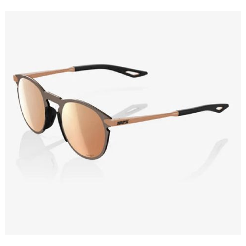 100% 'Legere Round' Sunglasses - Matte Copper