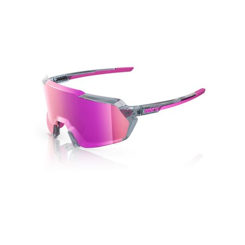 100% 'Korbin' Sunglasses - Polished Translucent Grey