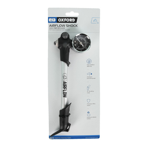 Oxford Shock / Fork Pump W/ Gauge - 300psi Max