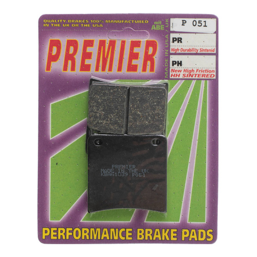 Premier Brake Pads - P Organic Standard