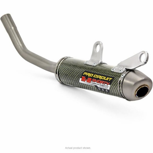 250SX 300EXC 11-16 Ti-2 SHORTY SILENCER, CARBON / KEVLAR / TITANIUM