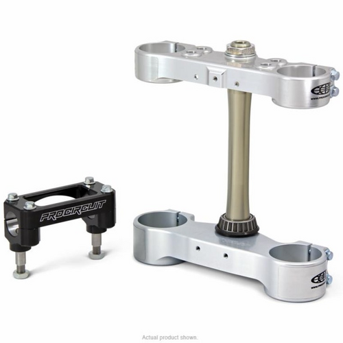 TC KIT, KTM 125 to 450F 13-16 | SILVER complete clamp kit, incl mounts, stem & bearing.