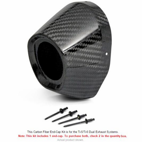 T5/T6 3.5 CARBON END CAP | 3.5 outer (twin systems 1.5 hole)