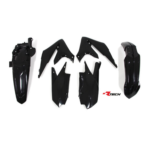 Rtech Yamaha Black Plastic Kit WRF 450 2019-2020