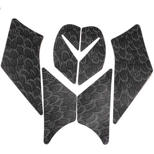 R&G Race Grips ZX10R '16- (Winter Edition) 6 grip kit (Black)