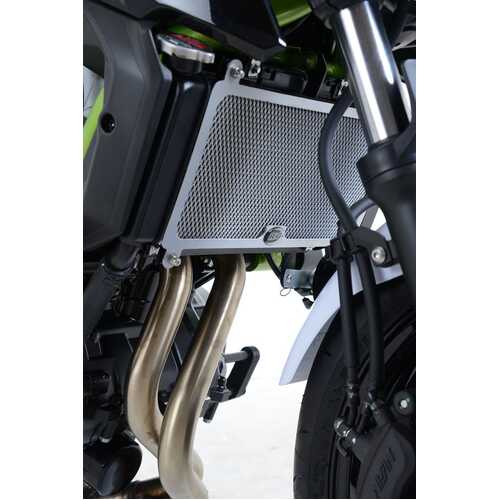 R&G RADIATOR GUARD GREEN - KAWASAKI Z 650, NINJA 650 '17-