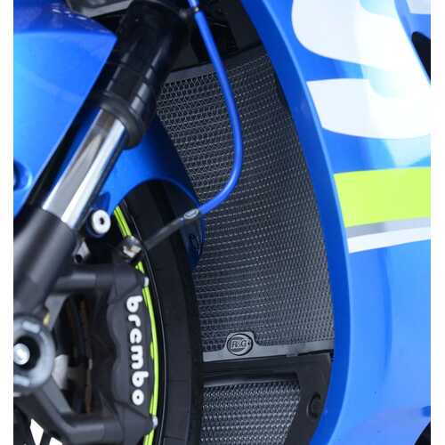 R&G RADIATOR GUARD LIGHT BLUE - SUZUKI GSX-R1000/R '17-