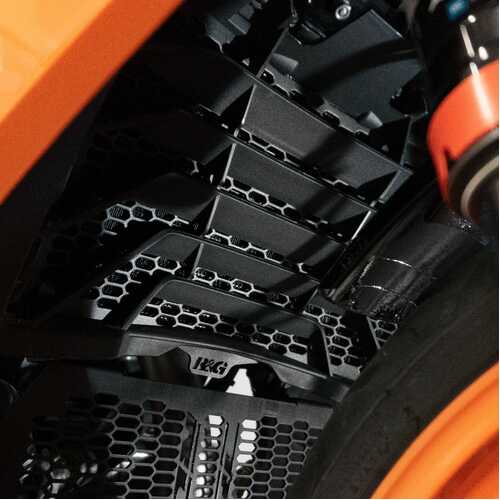 R&G PRO Radiator Guard BLACK - KTM RC390/200/125 '22-