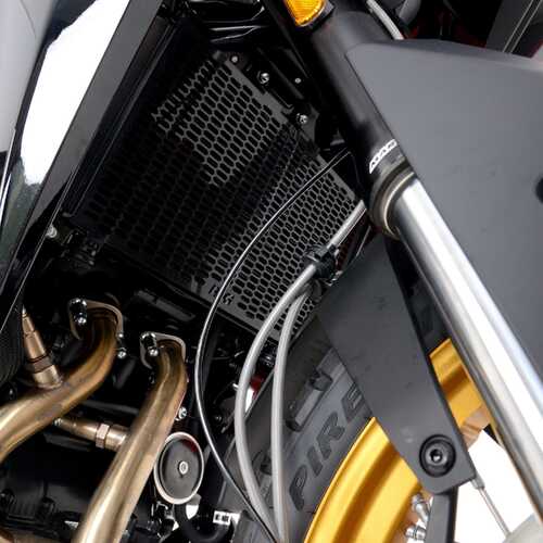 R&G PRO Radiator Guard BLACK - Moto Morini X-CAPE 650 '22-