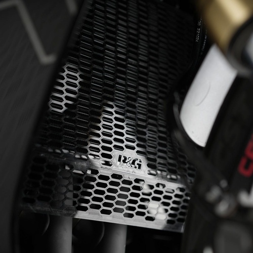 R&G PRO Radiator Guard BLACK - CFMoto 450 SR (SS) '23-