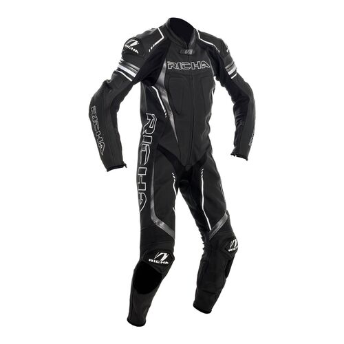 Richa Francorchamps Leather 1PC Suit Black / Grey