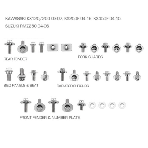 RHK Suzuki Plastic Fastener Kits