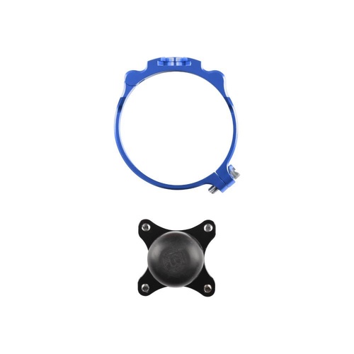 RHK Kawasaki Blue / Black Launch Controls (Open Type)