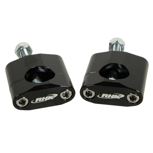 RHK Universal 1 1/8 Rubber M10 Bolt 35mm Black (RHKBMK-09) Handlebar Mount