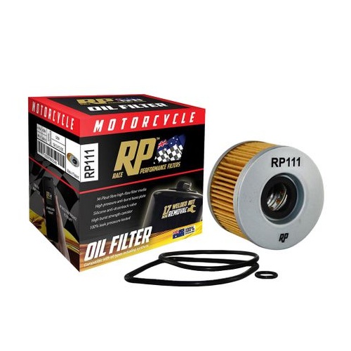 Race Performance Motorcycle Oil Filter - RP111